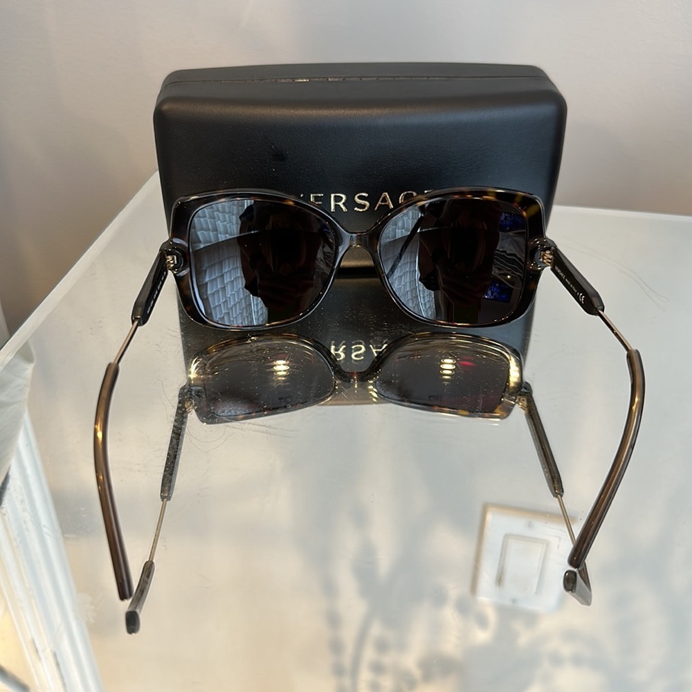 Versace Tortoiseshell Sunglasses - image 2